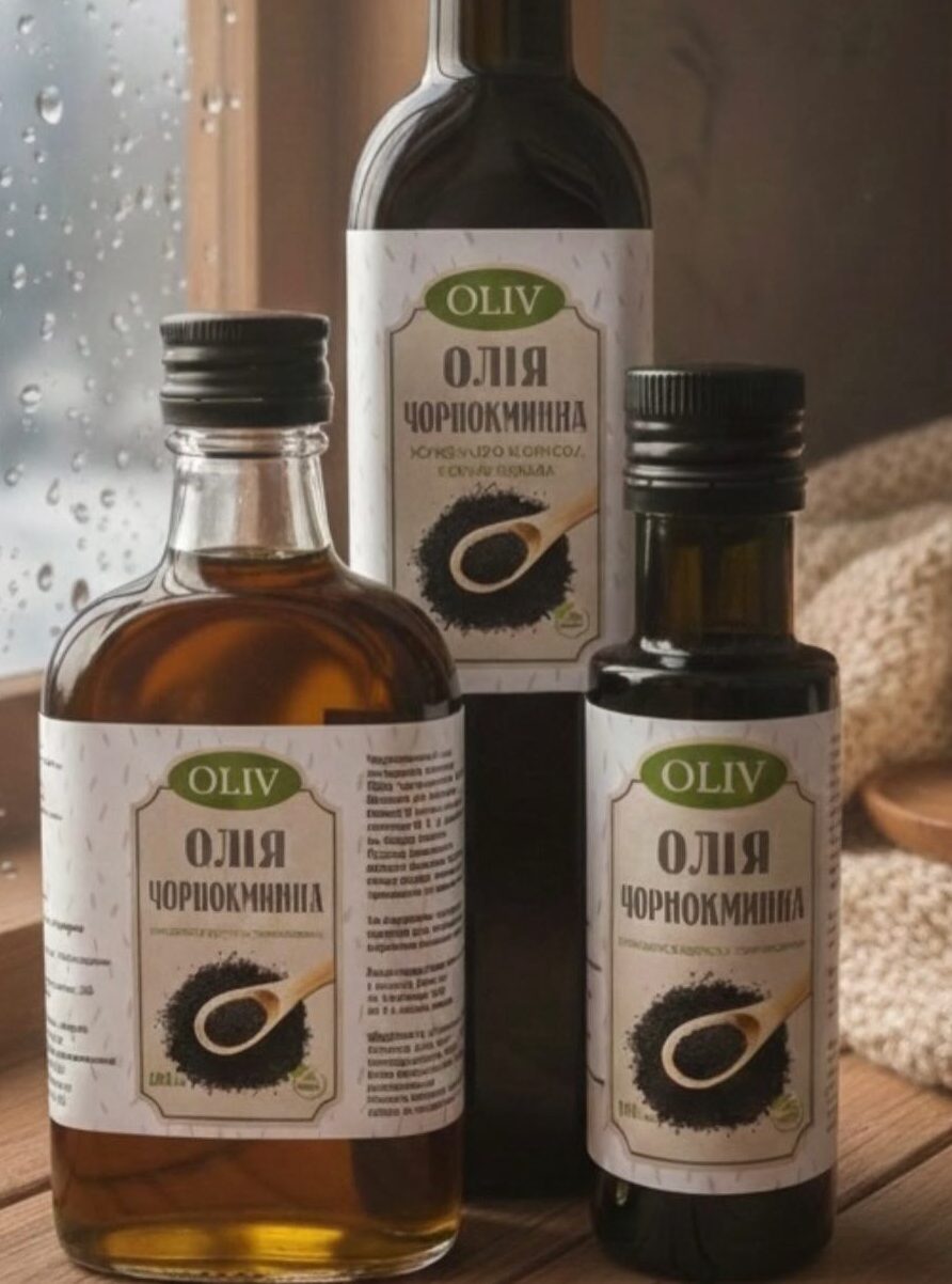 Чорнокминна олія, фото